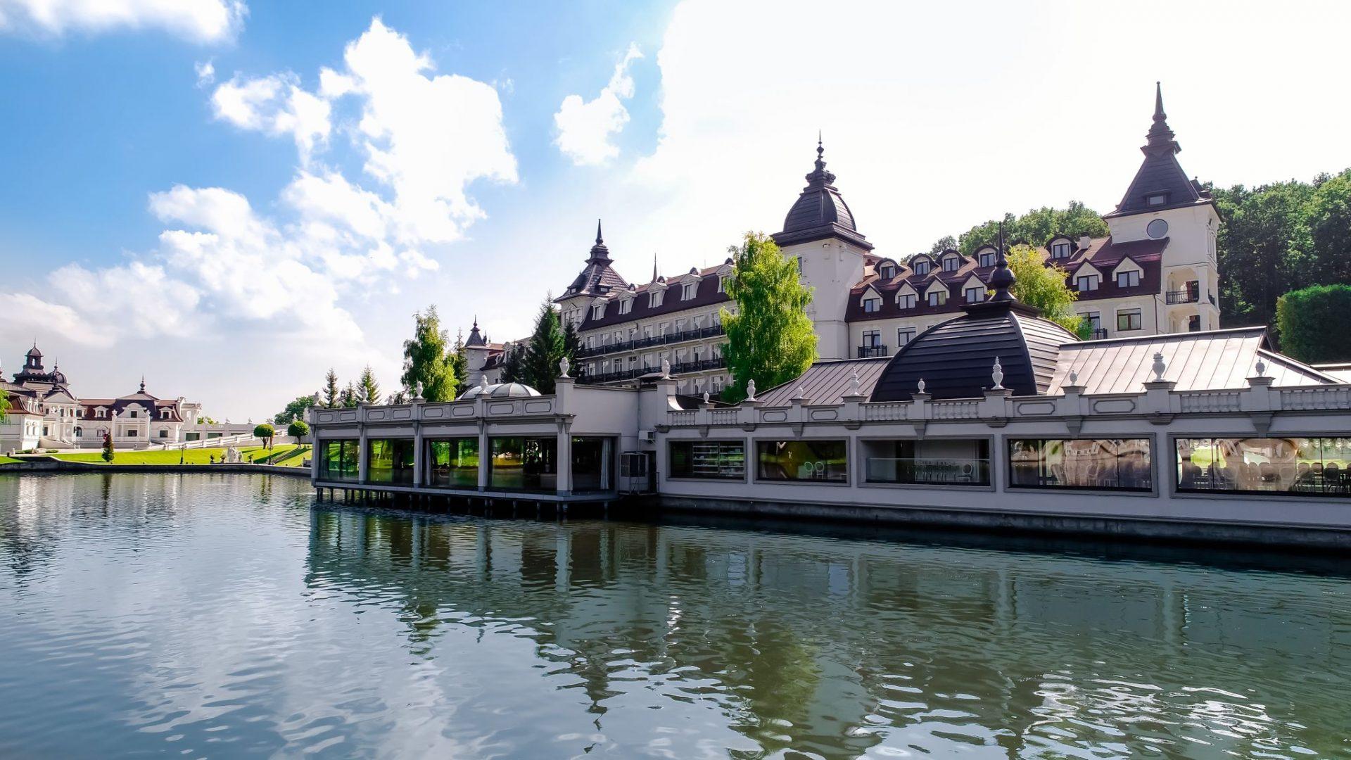 Edem Resort aerial view with lake